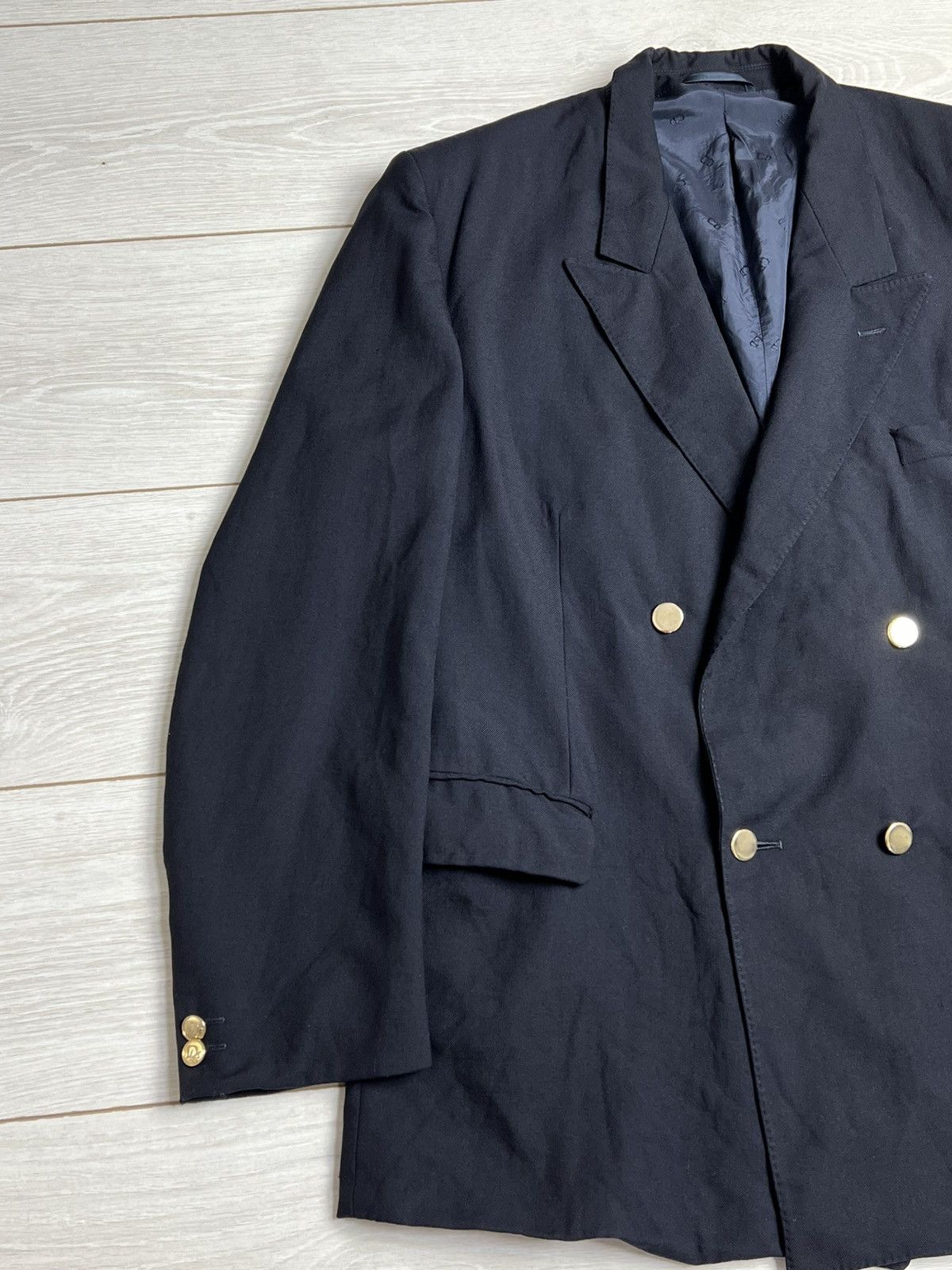 Dior Vintage Christian Dior Monsieur Double Breasted Blazer Size 52R - 2 Thumbnail