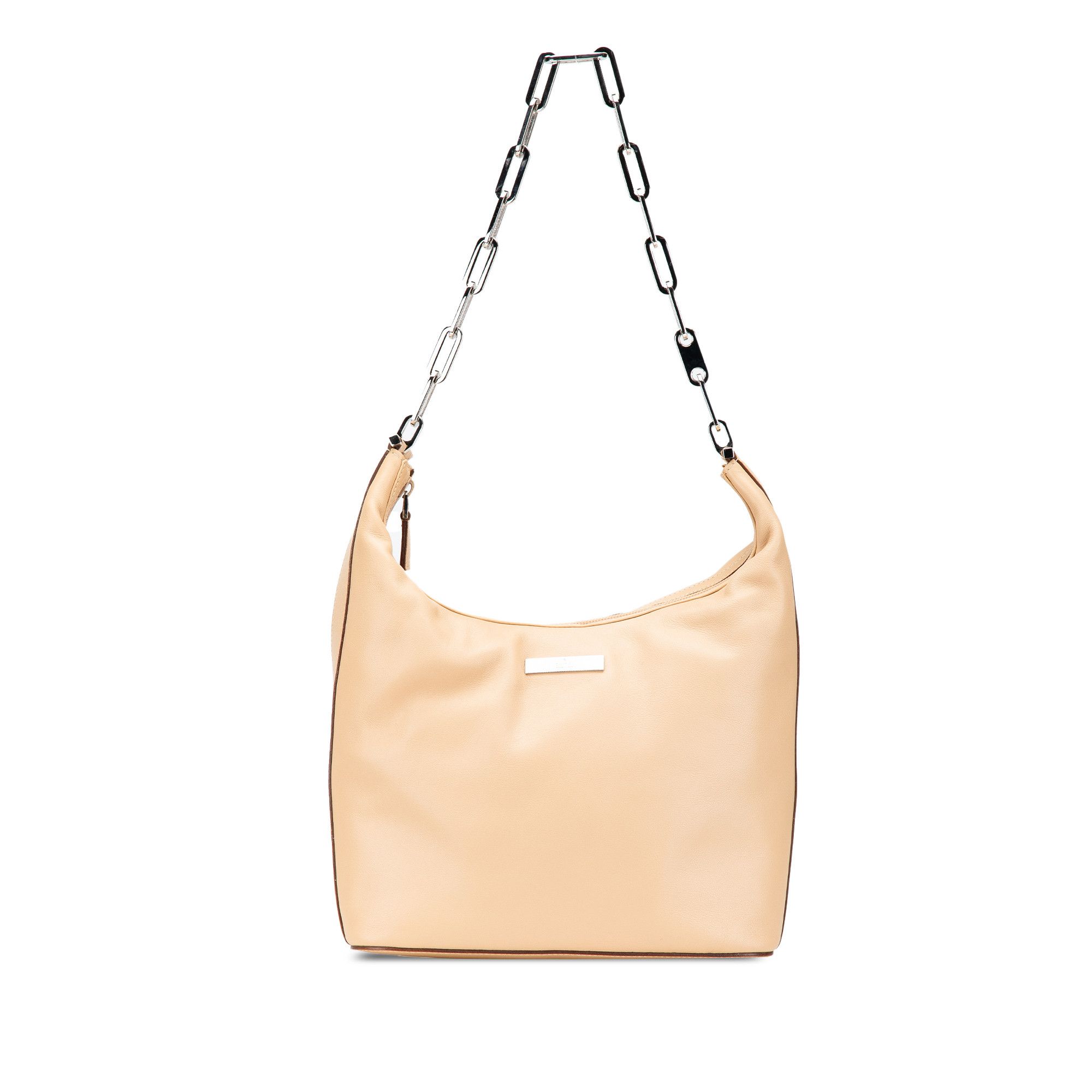 Gucci Leather Chain Shoulder Bag in Brown, Women's