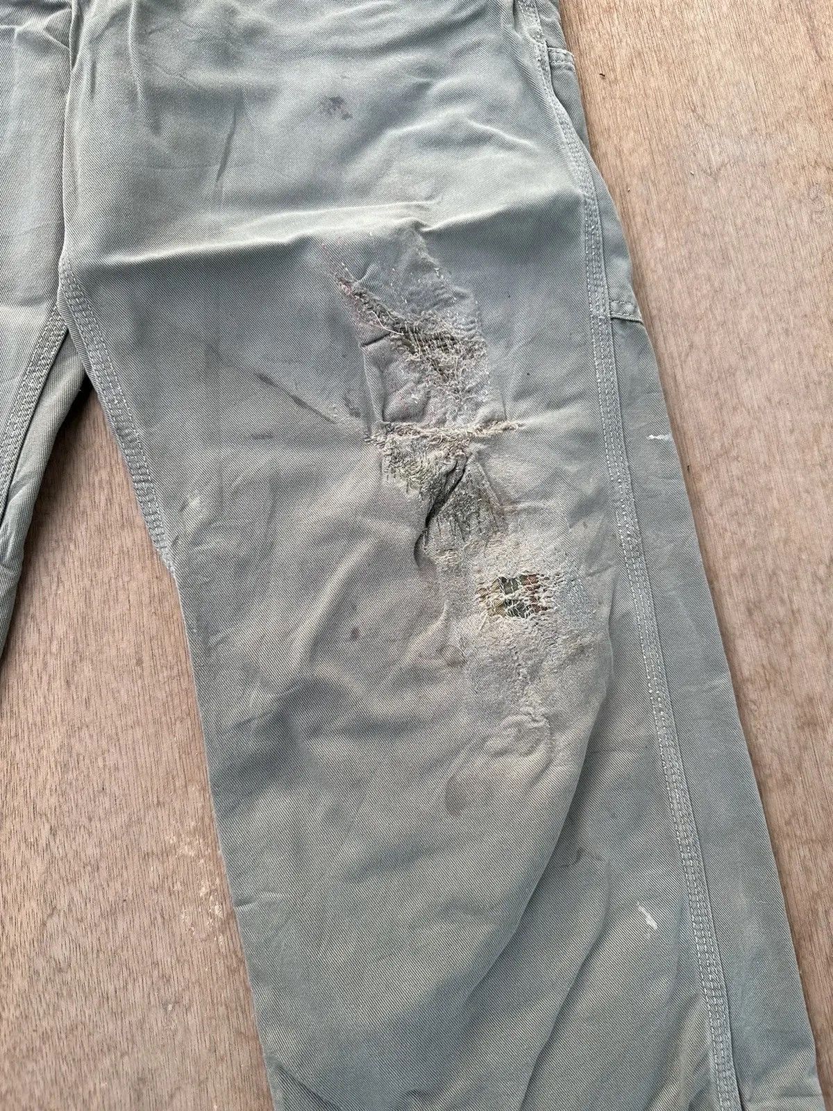 Carhartt RUSTY VINTAGE CARHARTT WORK WEAR FADED BAGGY CARPENTER PANTS Size US 29 - 7 Thumbnail