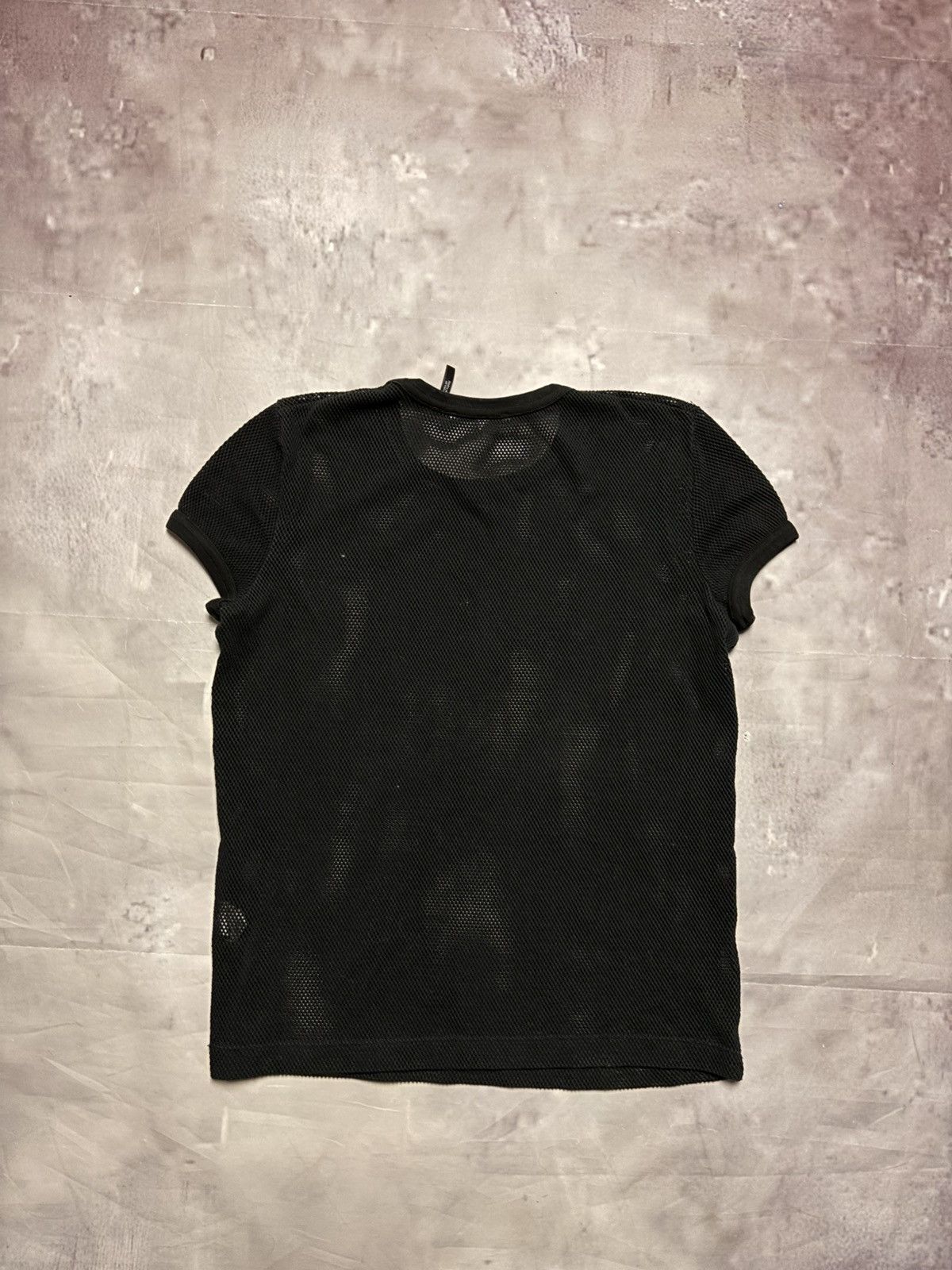 Helmut Lang helmut lang black archive mesh top Size L / US 10 / IT 46 - 7 Thumbnail