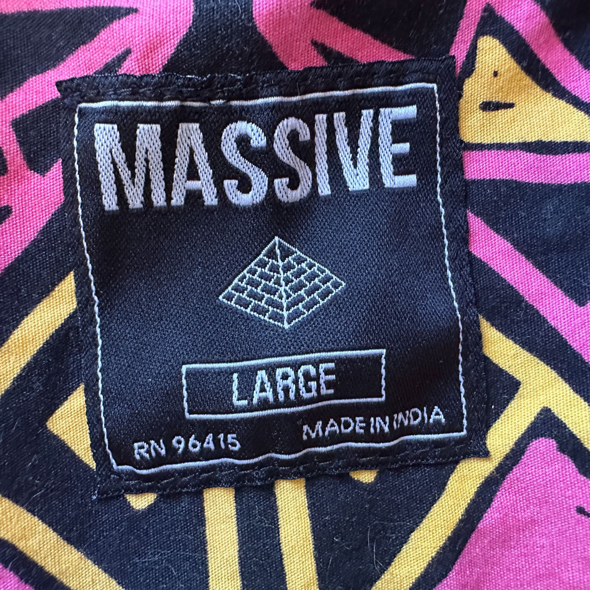 Other Super Massive Mens Large Shirt Retro Geometric Multicolor Size US L / EU 52-54 / 3 - 4 Thumbnail