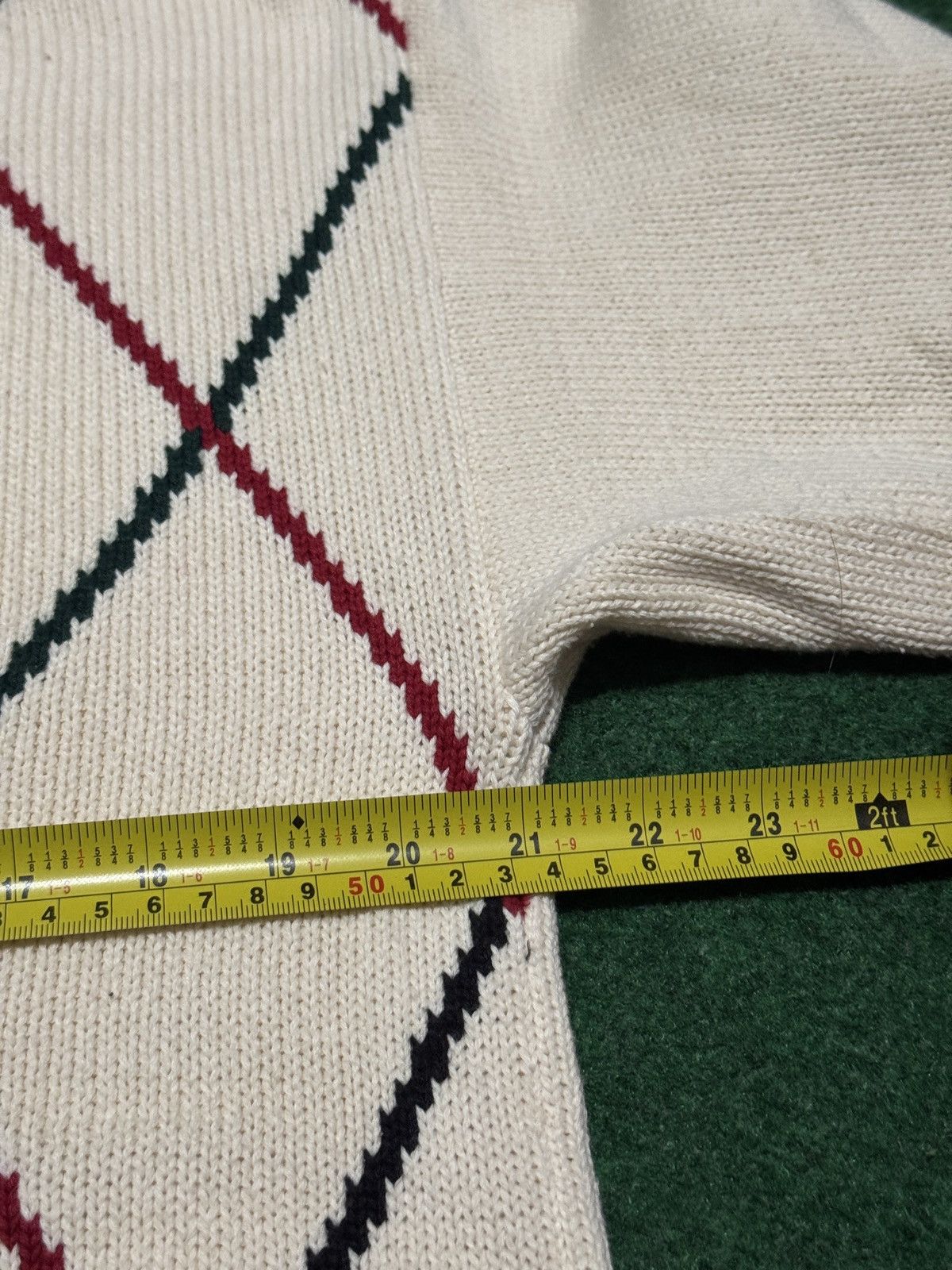 John Ashford John Ashford Golf Vintage 90s Argyle Medium Golfer Sweater Size US M / EU 48-50 / 2 - 5 Thumbnail