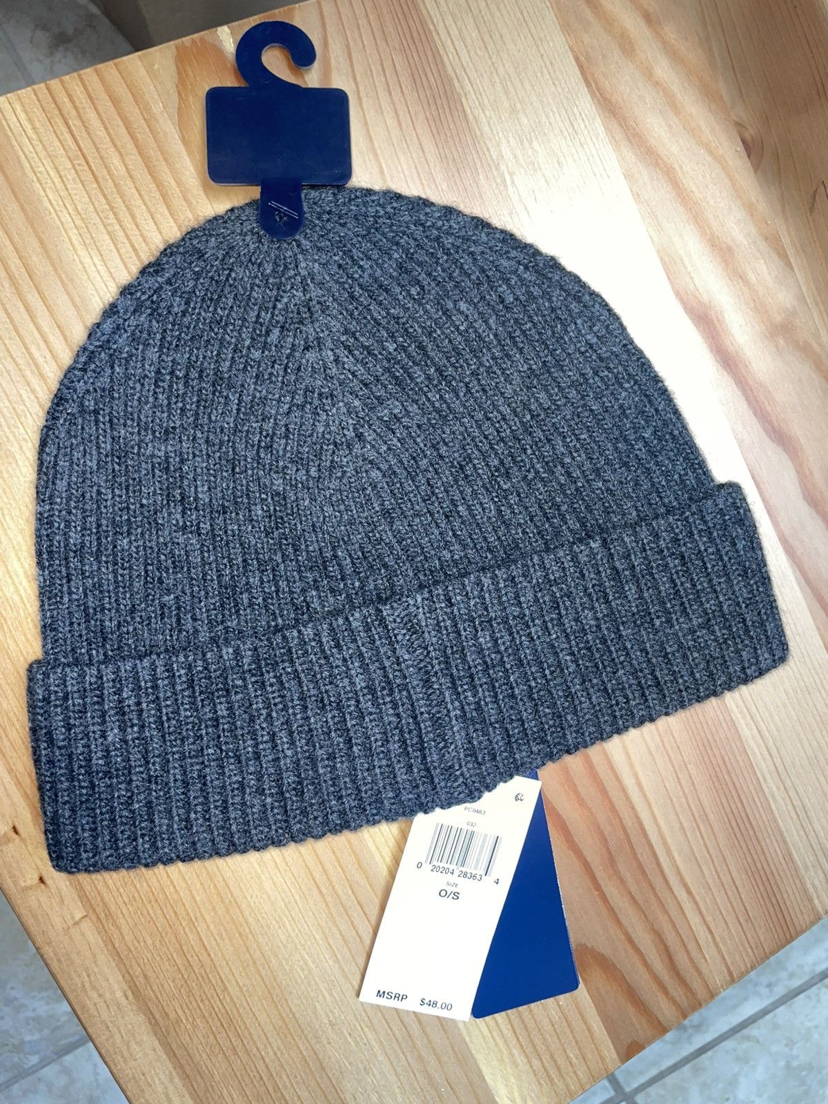 Polo Ralph Lauren Polo Ralph Lauren Beanie Dark Grey Hat RL Knit Wool NWT Size ONE SIZE - 7 Thumbnail