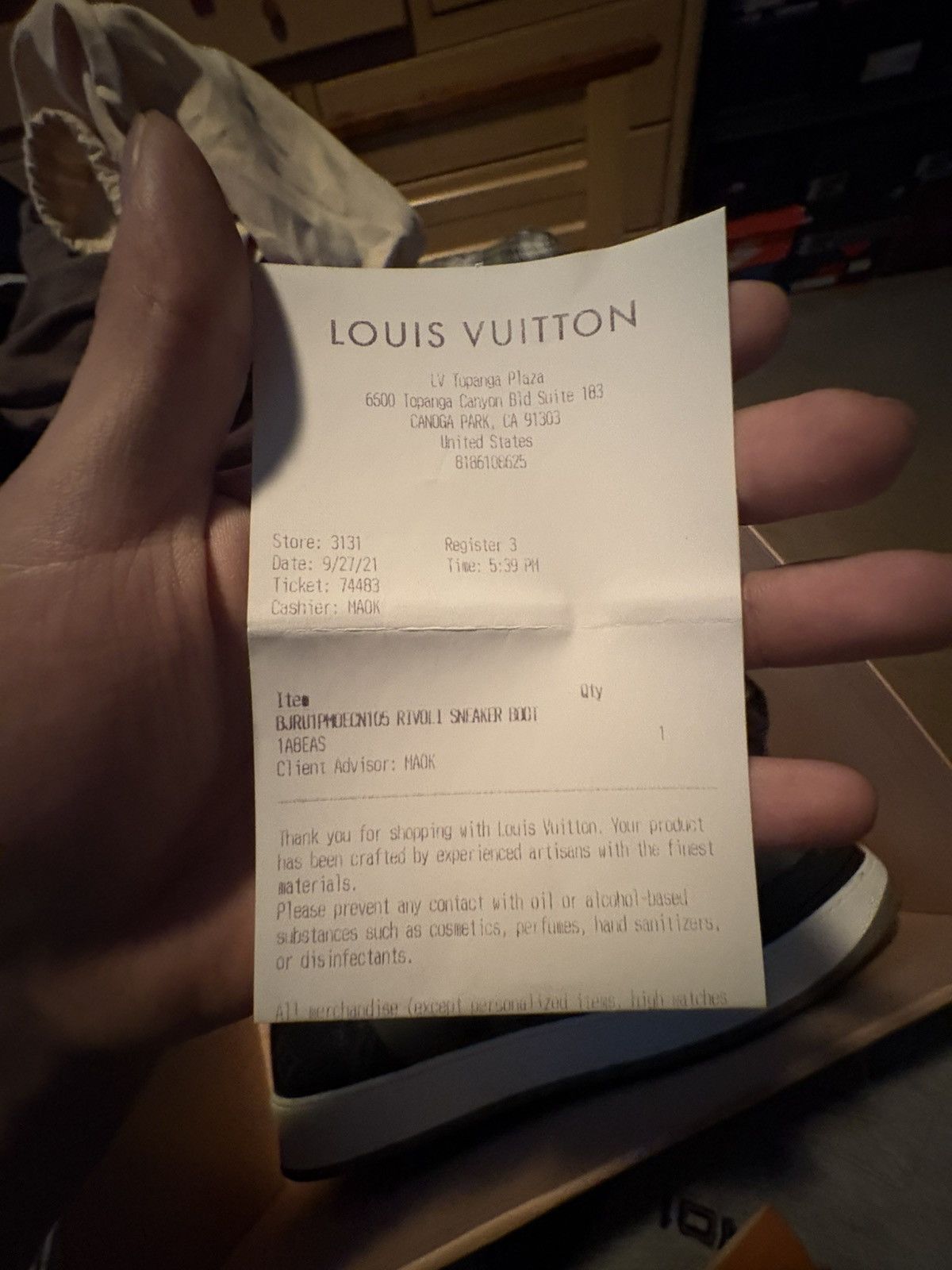 Louis Vuitton Size 10.5 rivoli gently used LV Size US 10.5 / EU 43-44 - 8 Thumbnail