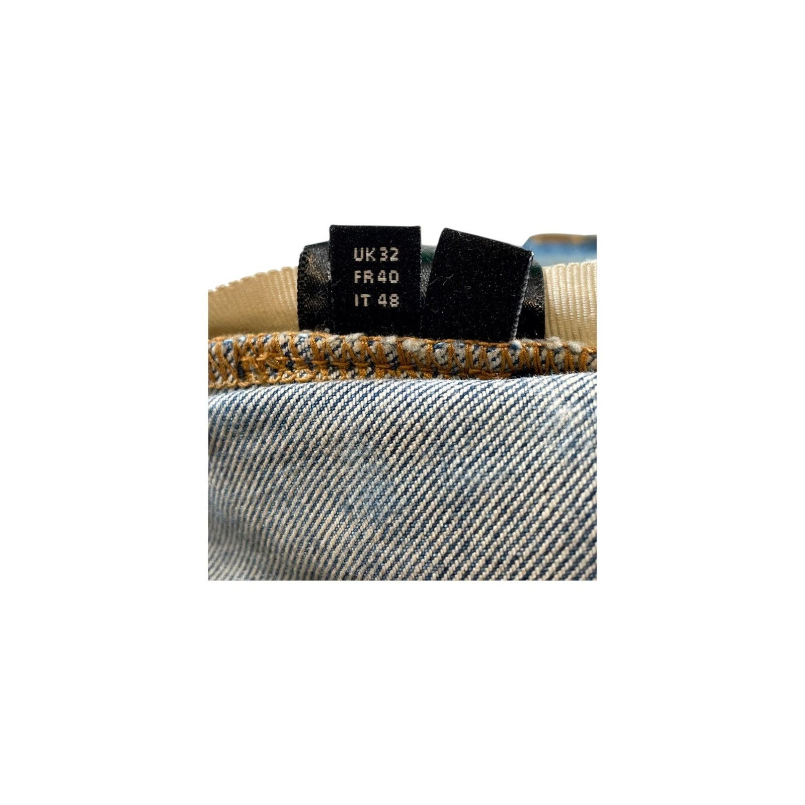 Amiri Amiri Quilted Patch Light Wash Jeans Size US 32 / EU 48 - 8 Thumbnail