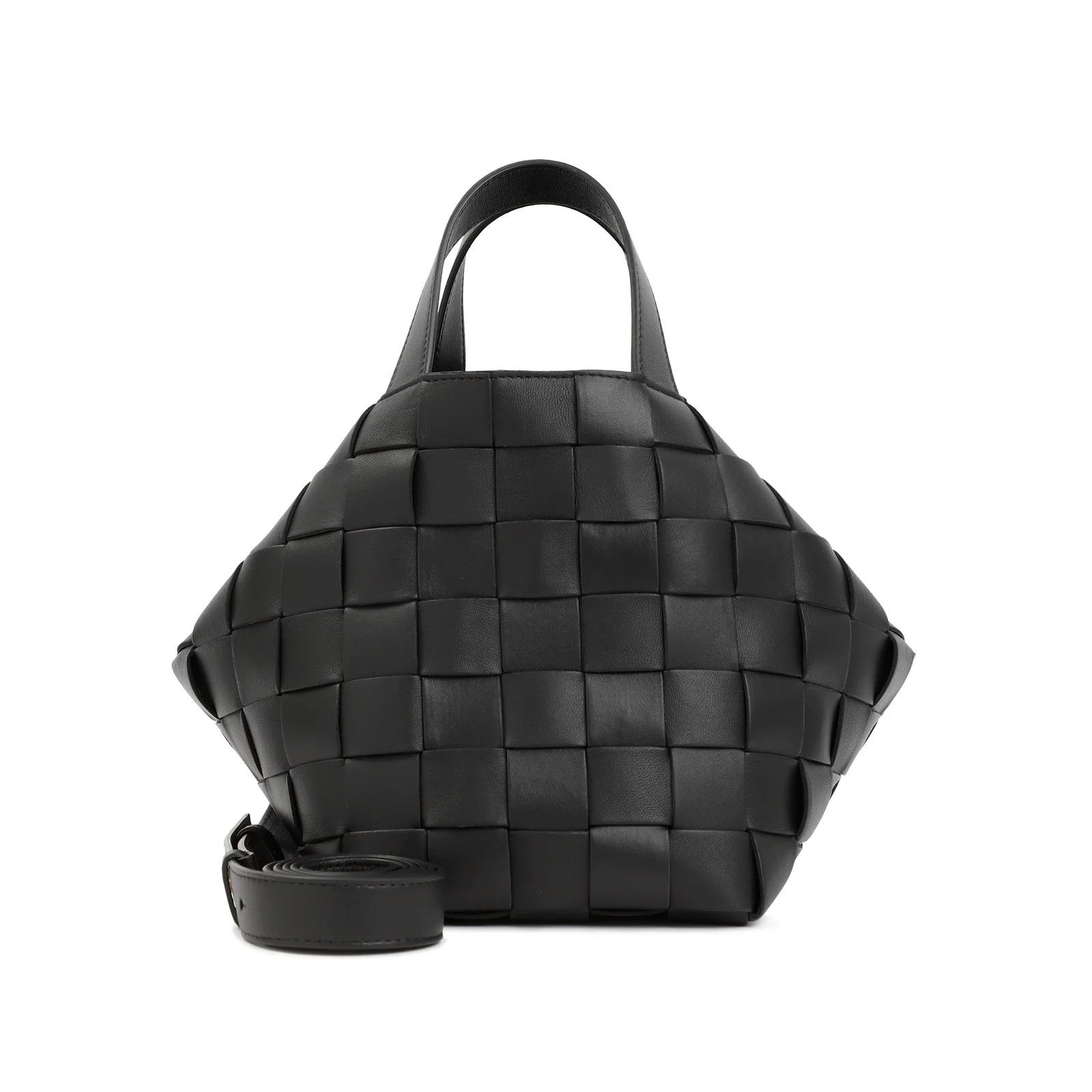 Bottega Veneta o1loc1c0824 Size: OS / Bowling Cassette Tote Bag in Black Size ONE SIZE - 2 Thumbnail