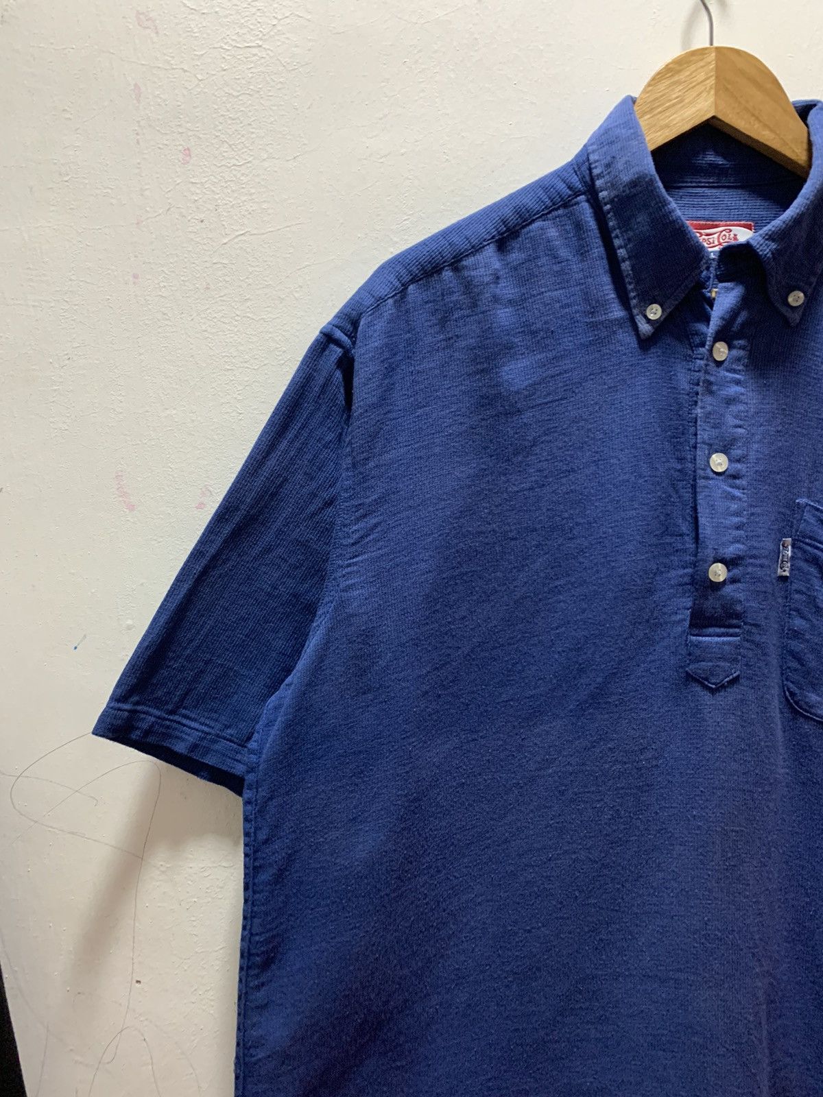 Other Vintage PEPSI Cola Blue Polo Shirt Big Size Size US L / EU 52-54 / 3 - 2 Thumbnail