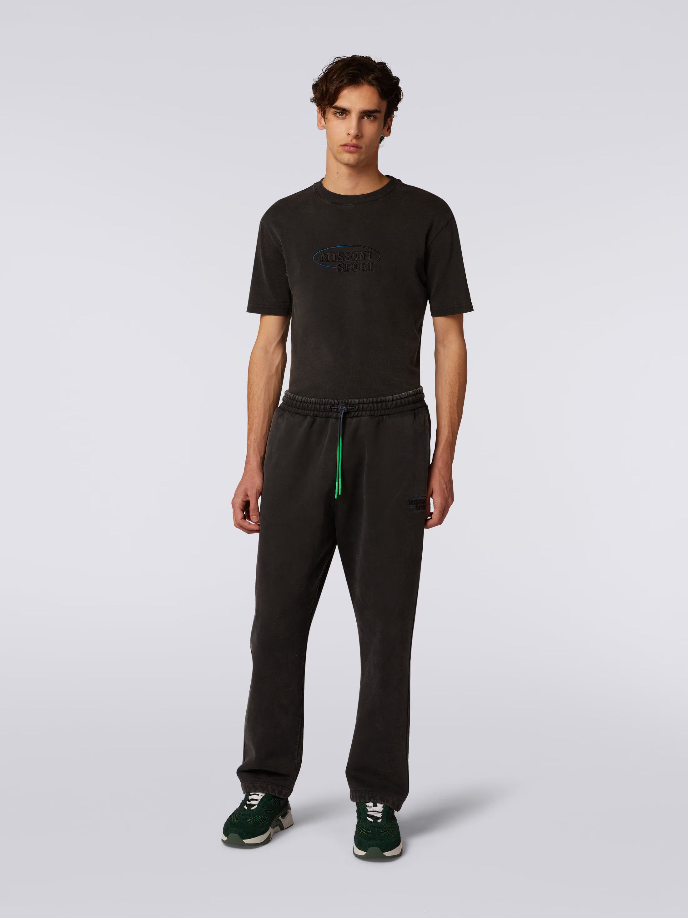 Missoni o1mle1025 Logo knit Sweatpants & Joggers in Gray Size US 38 / EU 54 - 2 Thumbnail
