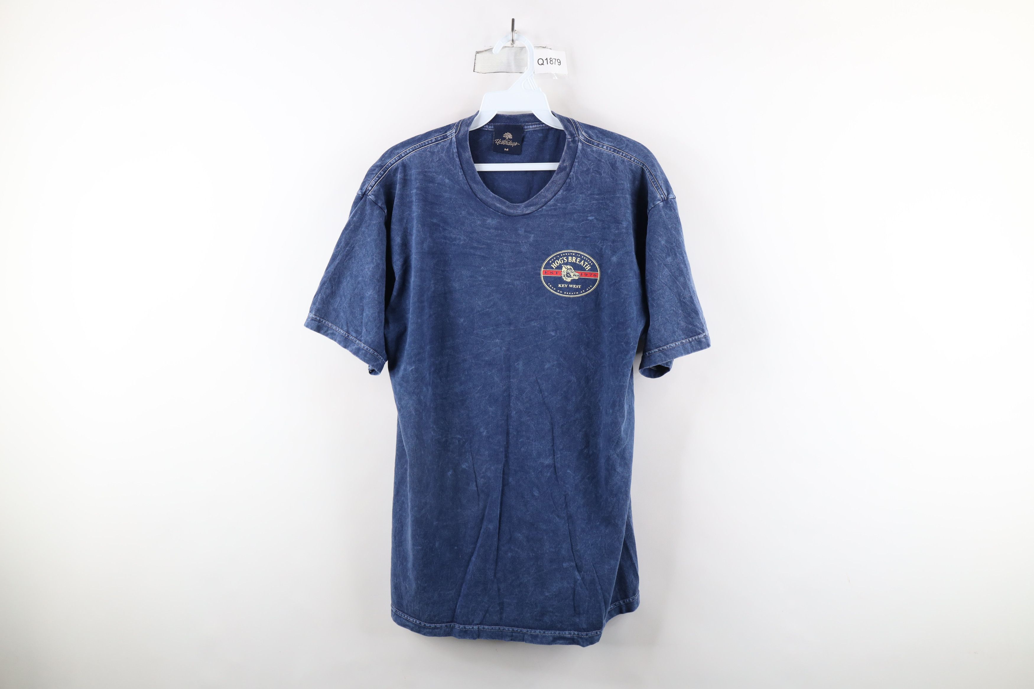Vintage Vintage 90s Streetwear Wash Hogs Breath Saloon T-Shirt USA Size US M / EU 48-50 / 2 - 1 Thumbnail