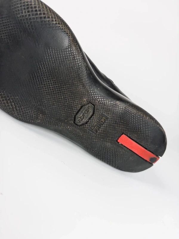 Prada 90s Prada Sport vibram sole black leather boots Vintage Size US 7 / IT 37 - 8 Thumbnail