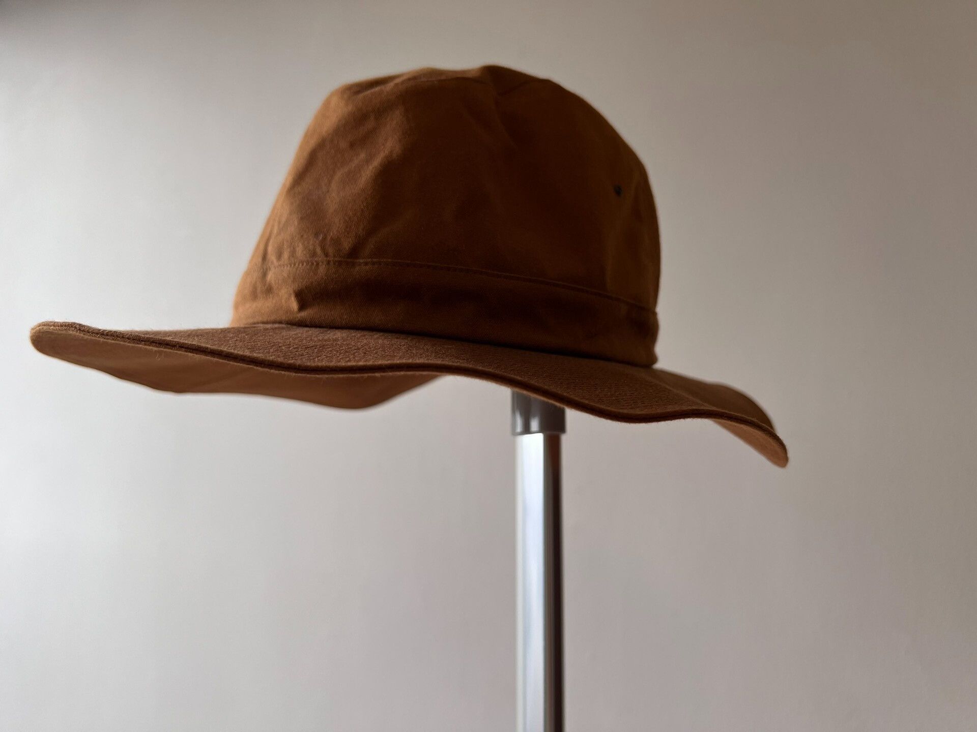 Japanese Brand MR.FATMAN Orange Bowler Hat Size L Size ONE SIZE - 1 Thumbnail