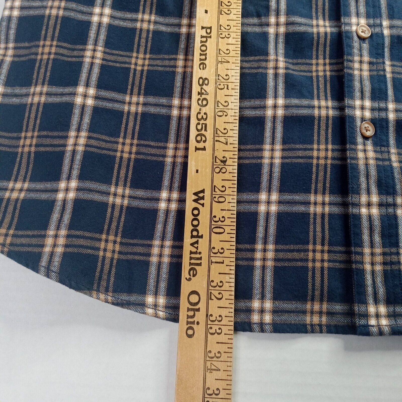& Other Stories Ridgecut Toughwear Flannel Shirt Mens 2XL XXL Blue Plaid Size US XXL / EU 58 / 5 - 6 Thumbnail