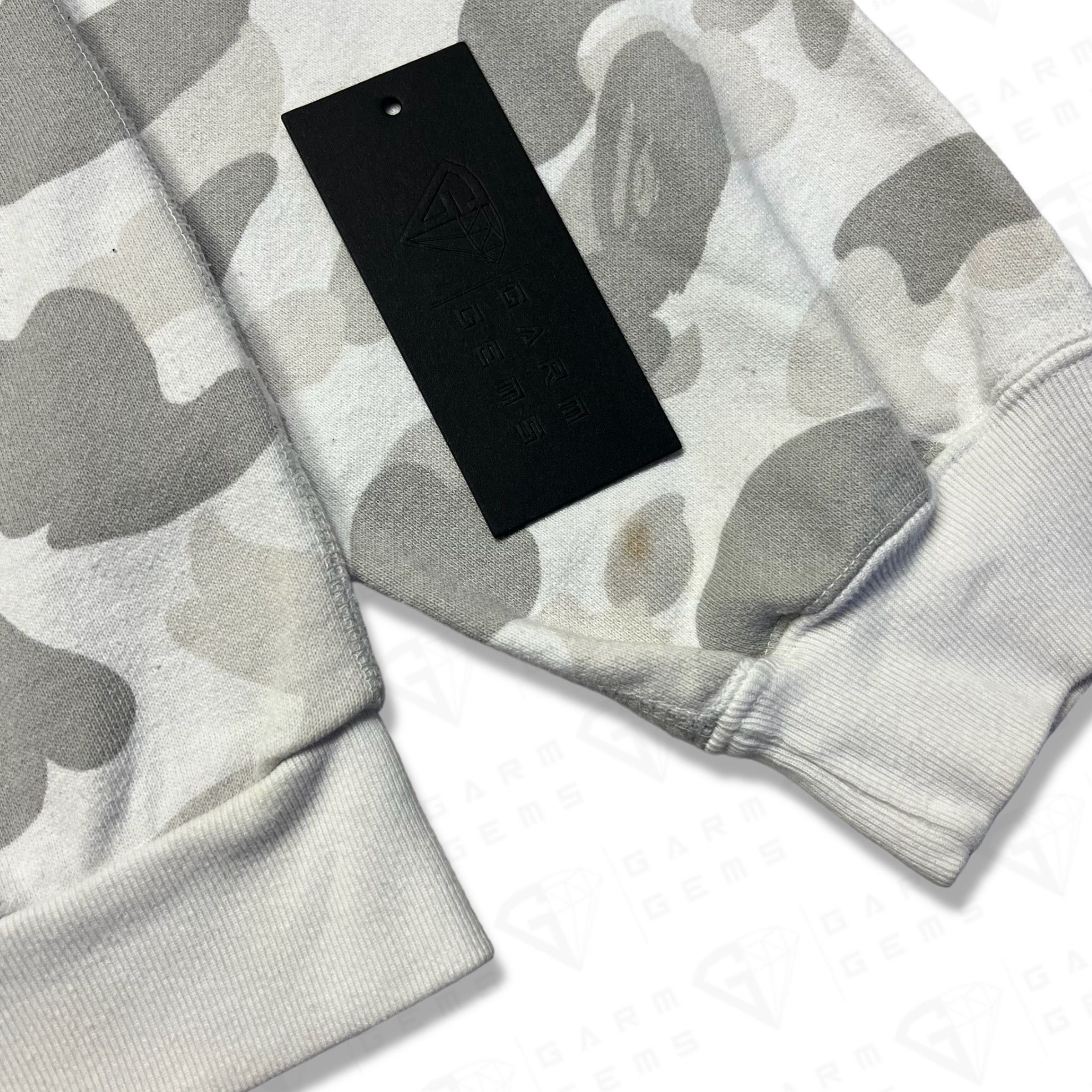 Bape A Bathing Ape Split Camo Sweatshirt Size US XL / EU 56 / 4 - 4 Thumbnail