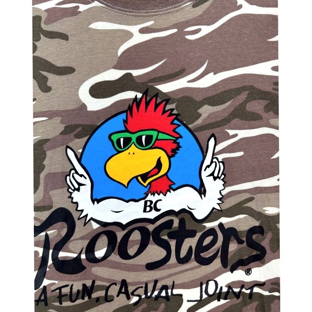 Anvil Anvil T-Shirt Mens Large Brown Woodland Camo Roosters Short Sleeve Tee NEW Size US L / EU 52-54 / 3 - 5 Thumbnail