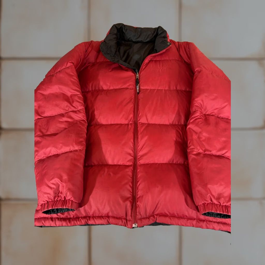 Vintage VINTAGE LL Bean Jacket Mens LT Red Down Puffer Coat N/A Size US L / EU 52-54 / 3 - 1 Thumbnail