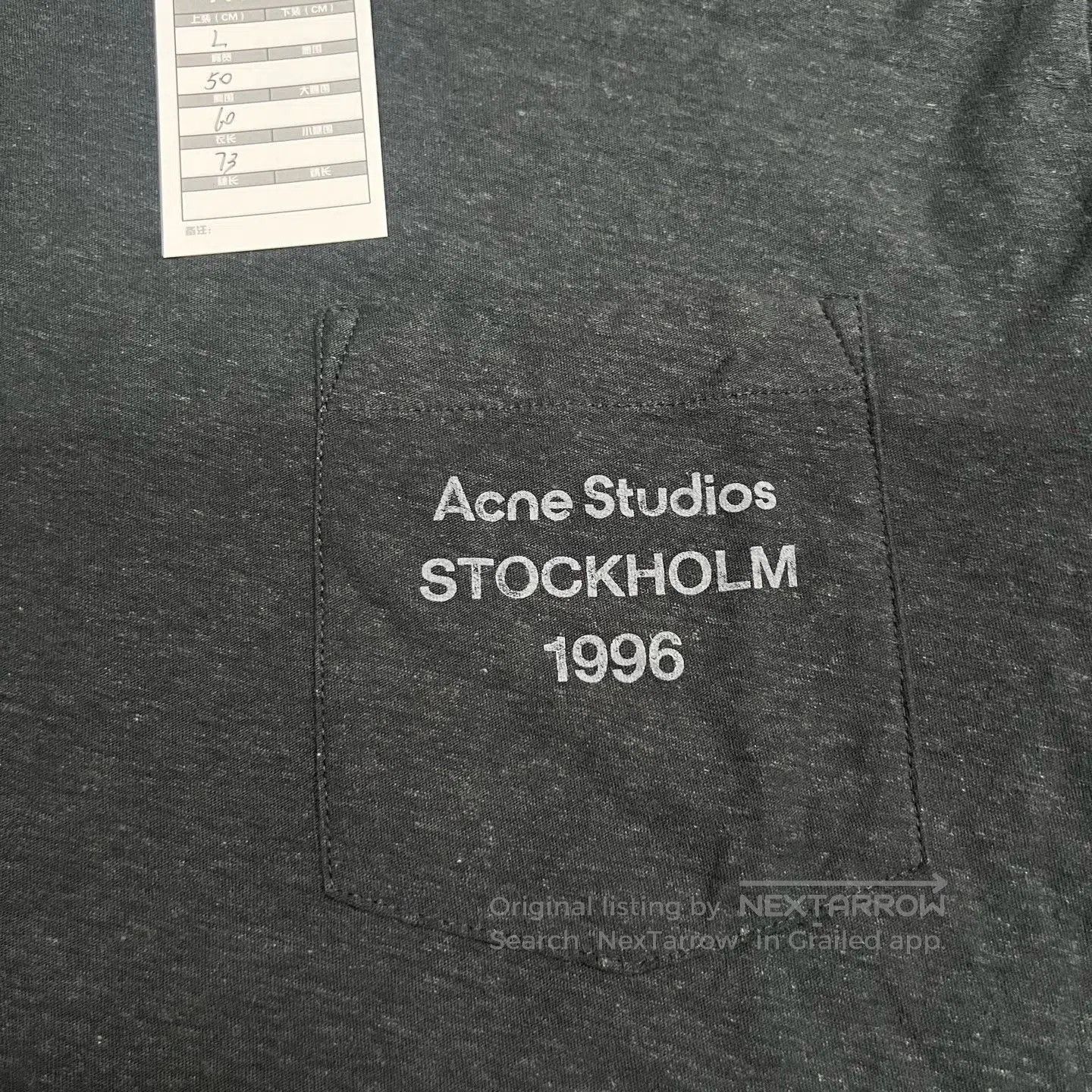 Acne Studios Acne Studios FW25 1996 Small Logo Crewneck Long Sleeve. Size US L / EU 52-54 / 3 - 3 Thumbnail