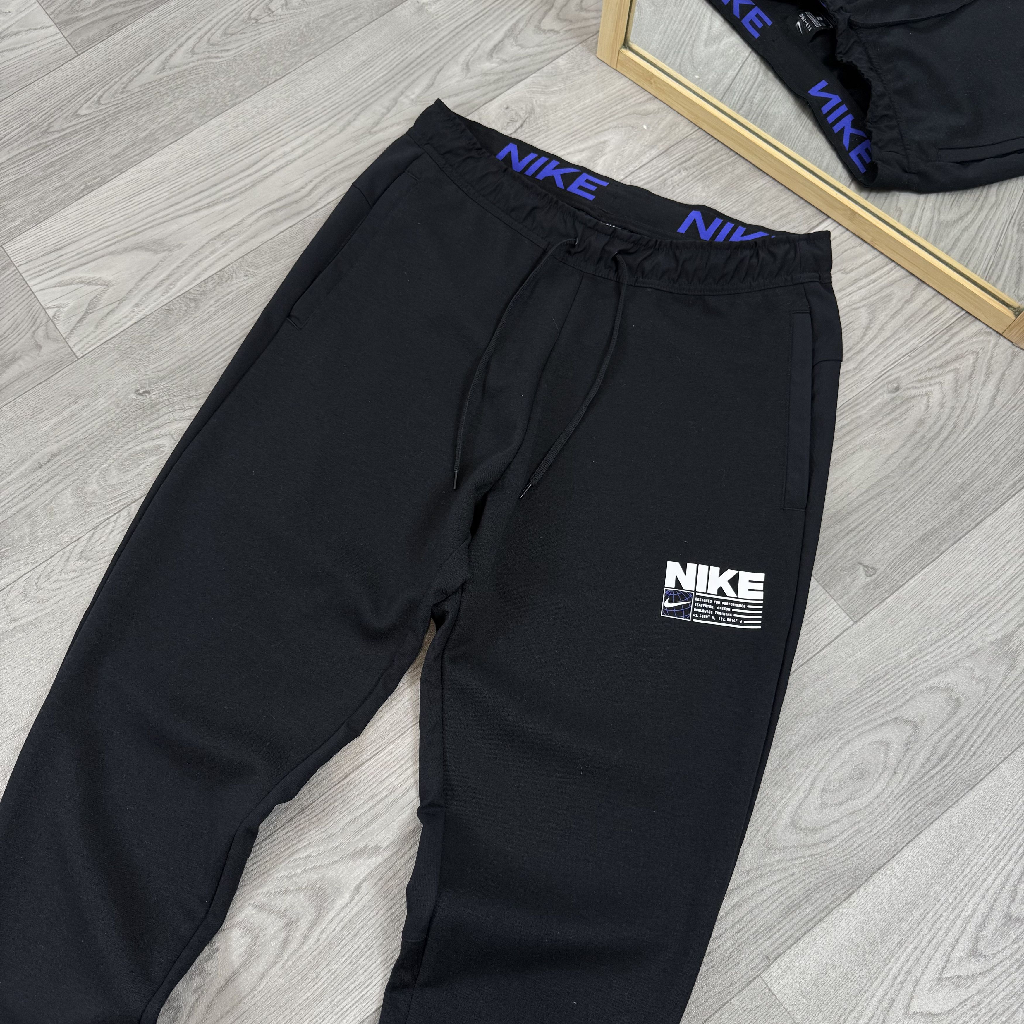 Nike Nike Dri-Fit Black Joggers Track Pants Size US 32 / EU 48 - 6 Thumbnail