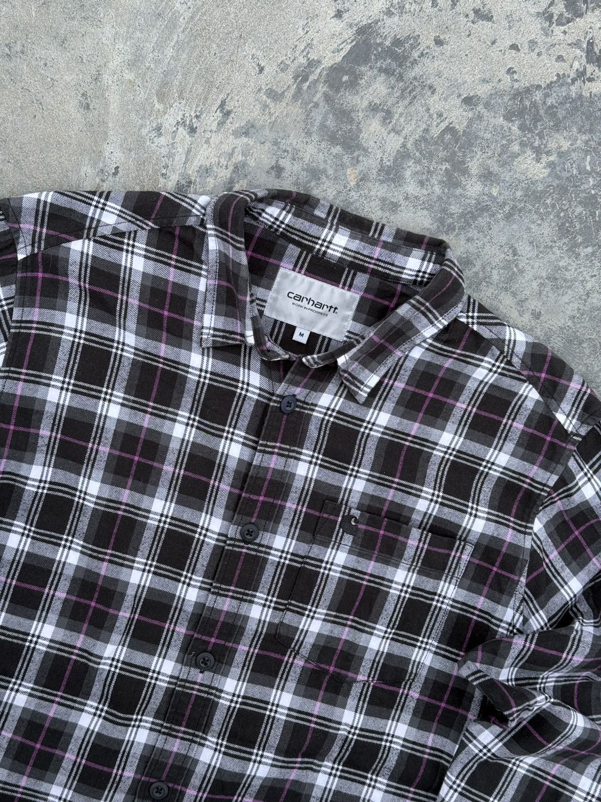 Carhartt Carhartt WIP Flannel Line Button Up Y2k Plaid Shirt Size US M / EU 48-50 / 2 - 4 Thumbnail