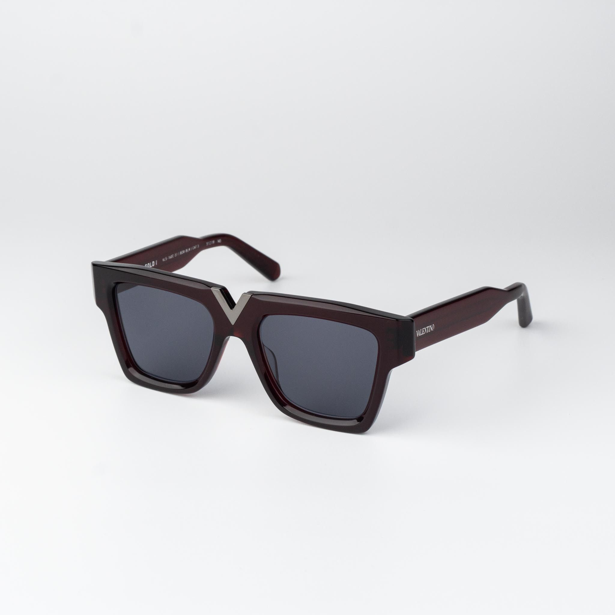 Valentino Valentino Women Sunglasses Grey Square V-GOLD I VLS-162 C Size ONE SIZE - 3 Thumbnail