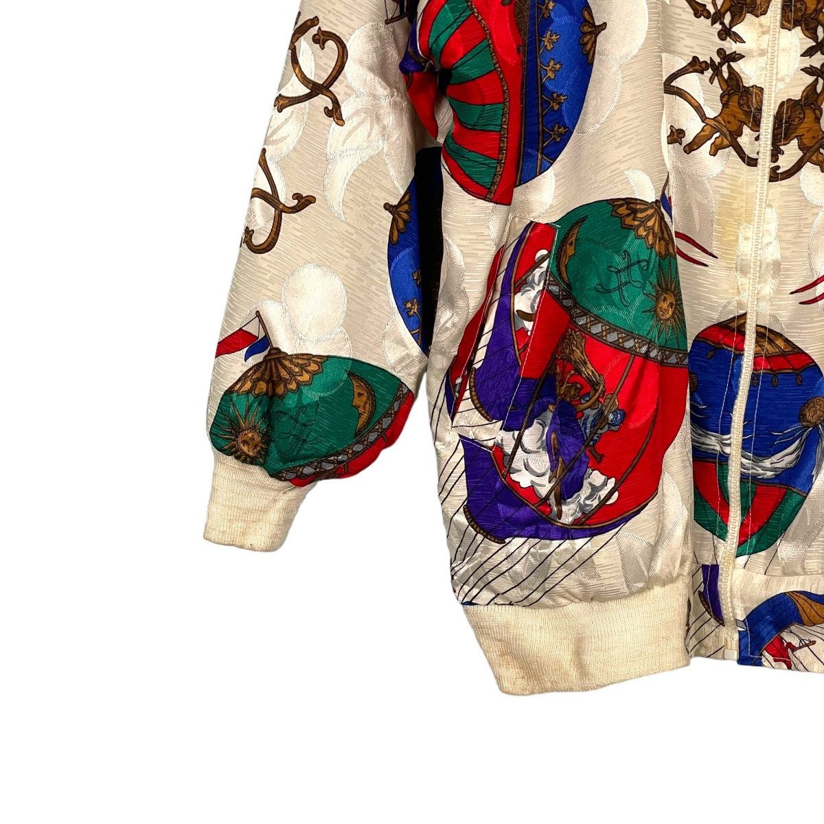 Japanese Brand Vintage 90s Baroque Sensation Bomber Jacket Size ONE SIZE - 2 Thumbnail