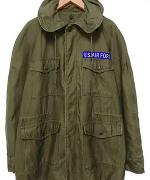 Vintage Vintage 60s Vietnam War US Air Force Hoodie Parka Jacket Size US L / EU 52-54 / 3 - 8 Thumbnail