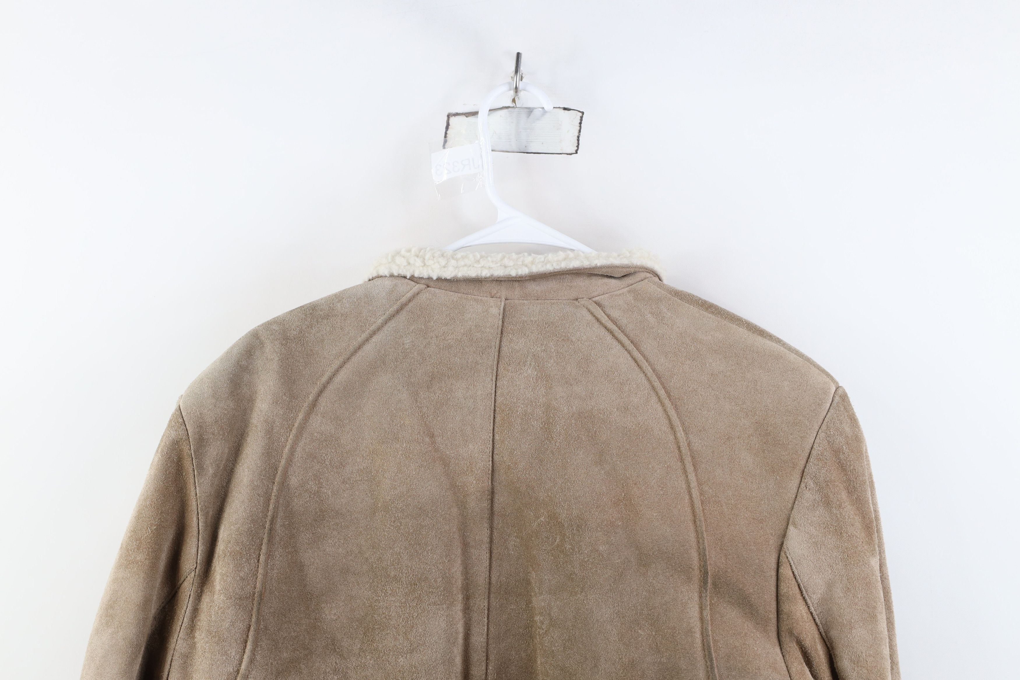 Vintage Vintage 70s Streetwear Suede Leather Cafe Bomber Jacket Size US L / EU 52-54 / 3 - 15 Thumbnail
