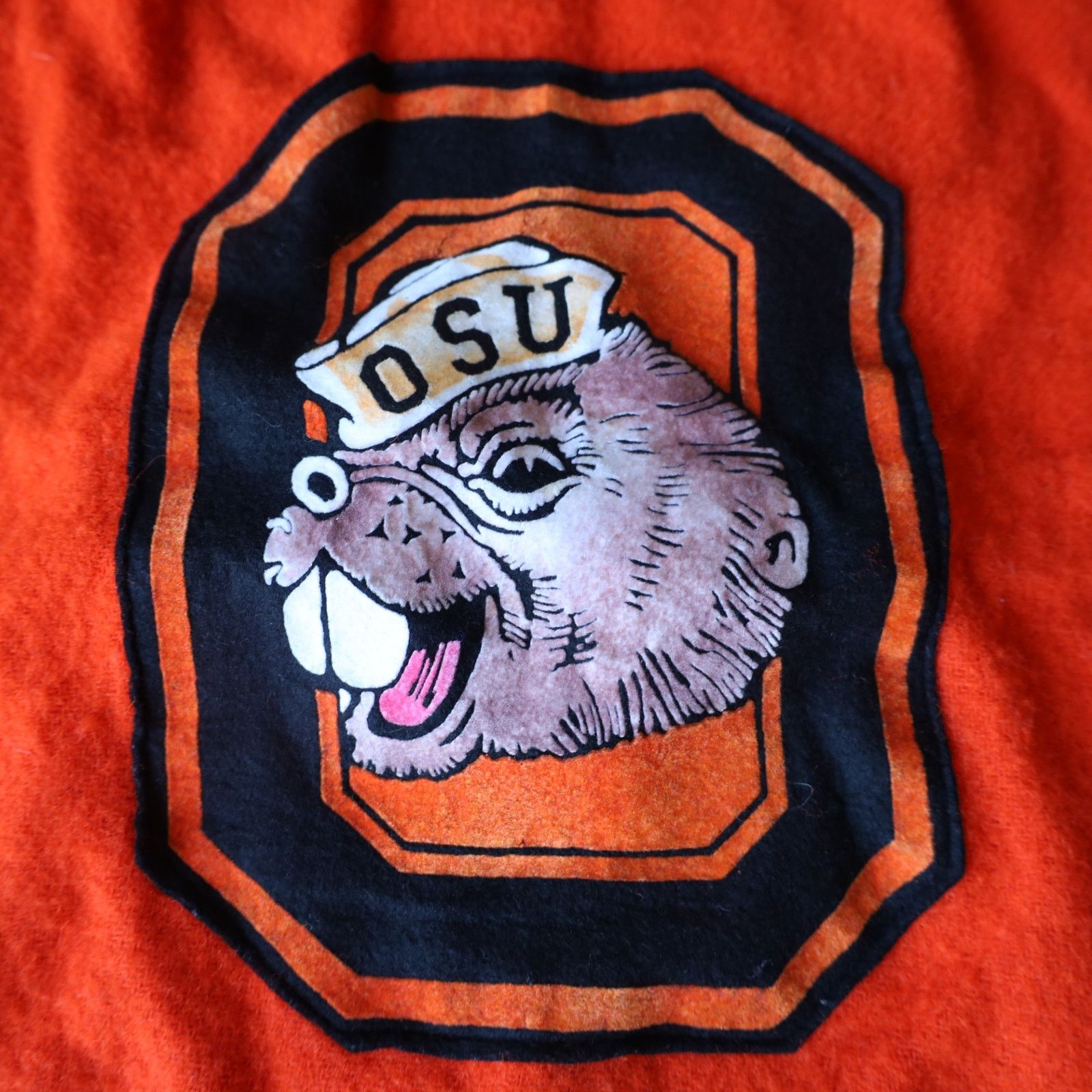 Pendleton × Vintage VTG Pendleton OSU Oregon State University Beavers Blanket Size ONE SIZE - 4 Thumbnail