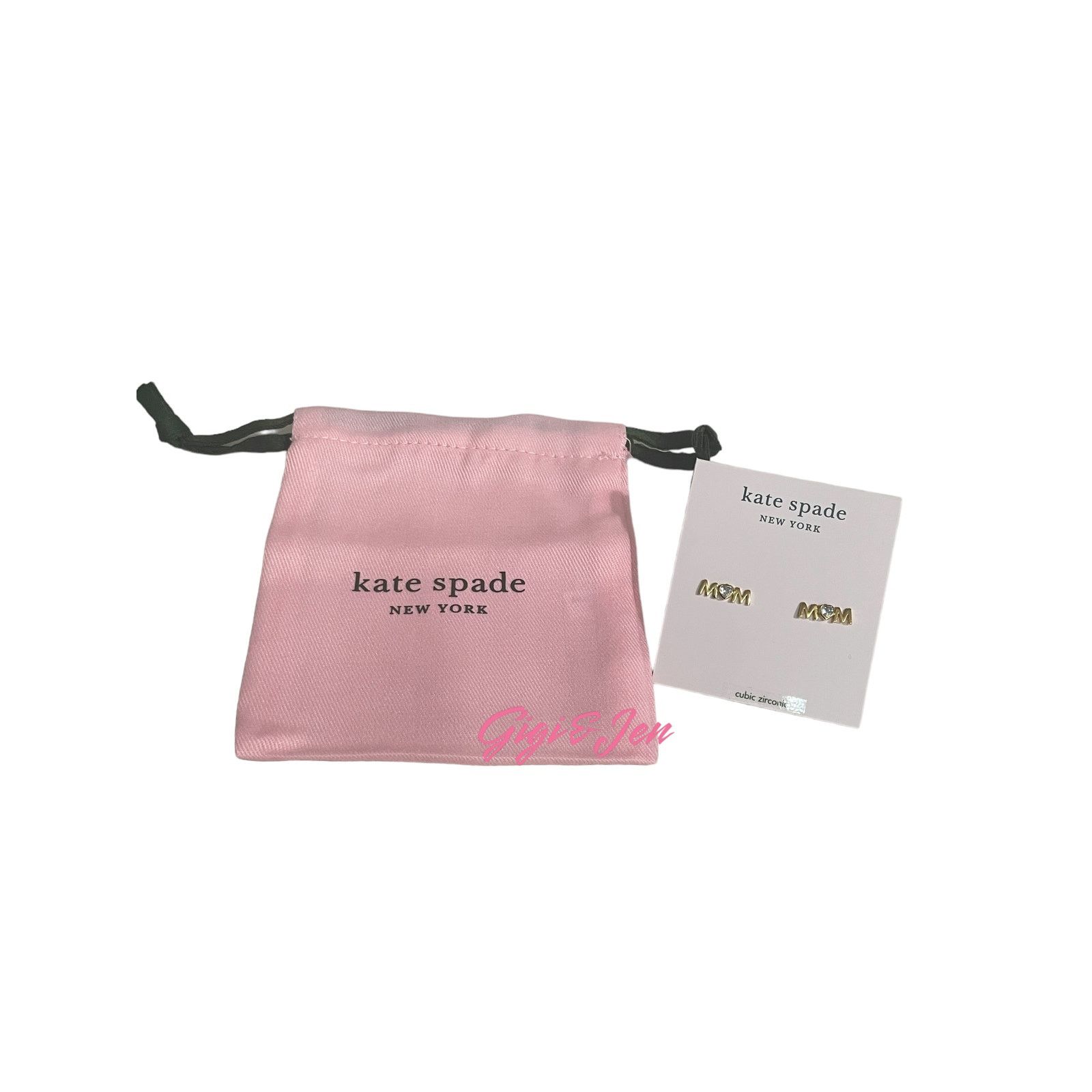 Kate Spade Kate Spade MOM earrings gold tone stud New Size ONE SIZE - 3 Thumbnail