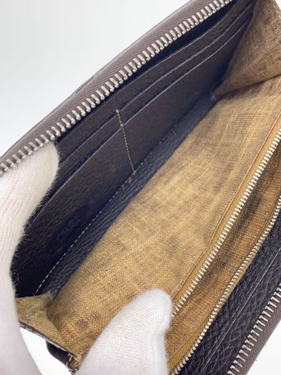 Fendi Fendi Selleria Leather Round Zipper Long Wallet Brown Size ONE SIZE - 6 Thumbnail
