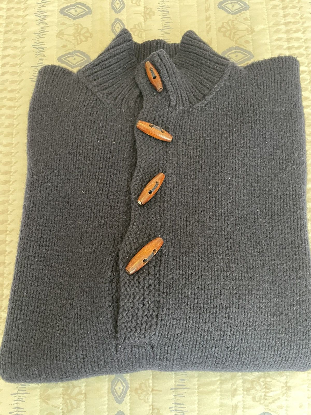 Polo Ralph Lauren Vintage Polo Ralph Lauren 100% Wool Toggle Sweater Size US XXL / EU 58 / 5 - 1 Thumbnail