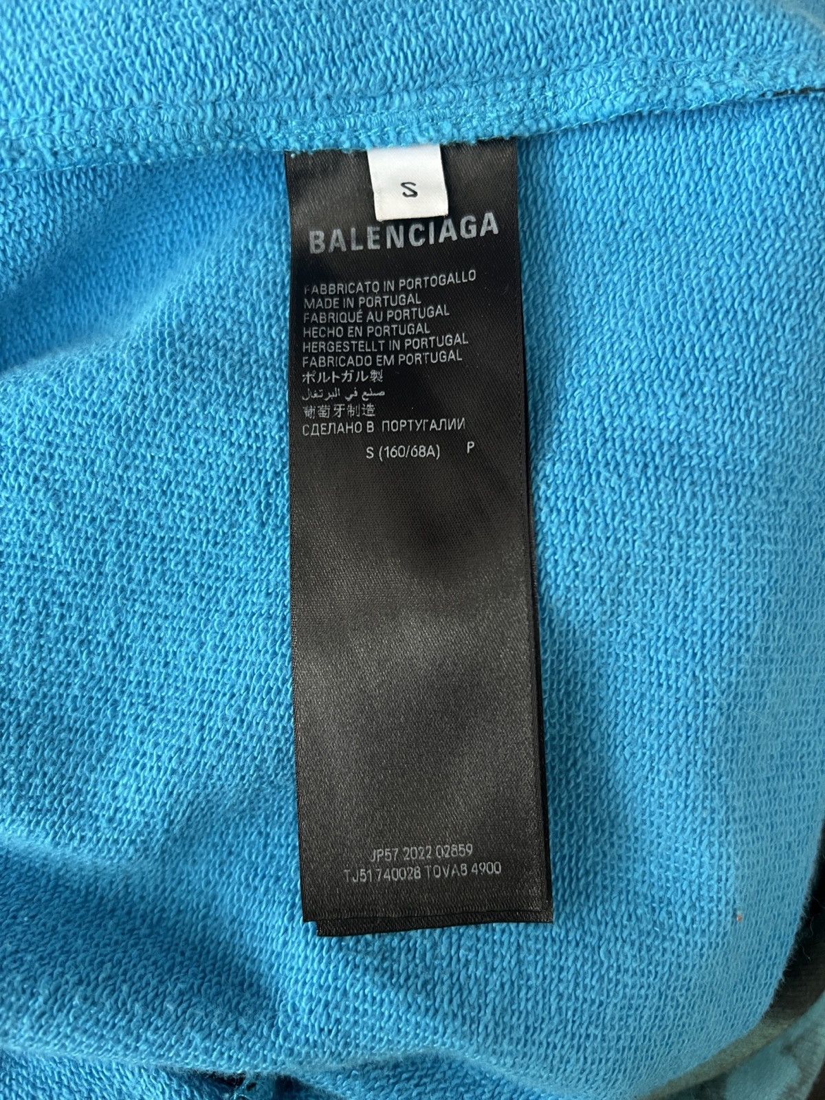 Balenciaga Balenciaga SS23 Blue Skater Graffiti Sweatpants Size US 30 / EU 46 - 9 Thumbnail