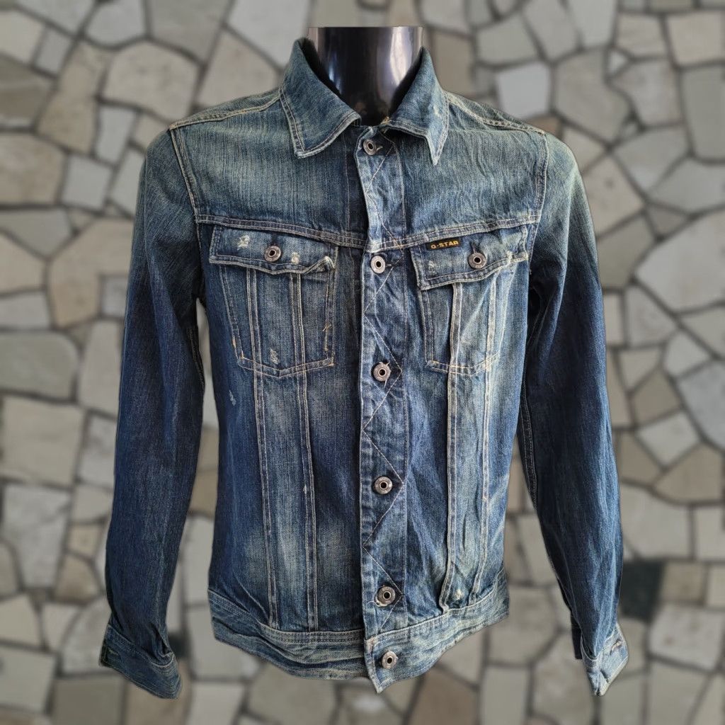 G-Star G-Star 8301 Cotton Denim Jacket M Women Blue Stars Denim Jacket M Size M / US 6-8 / IT 42-44 - 1 Thumbnail