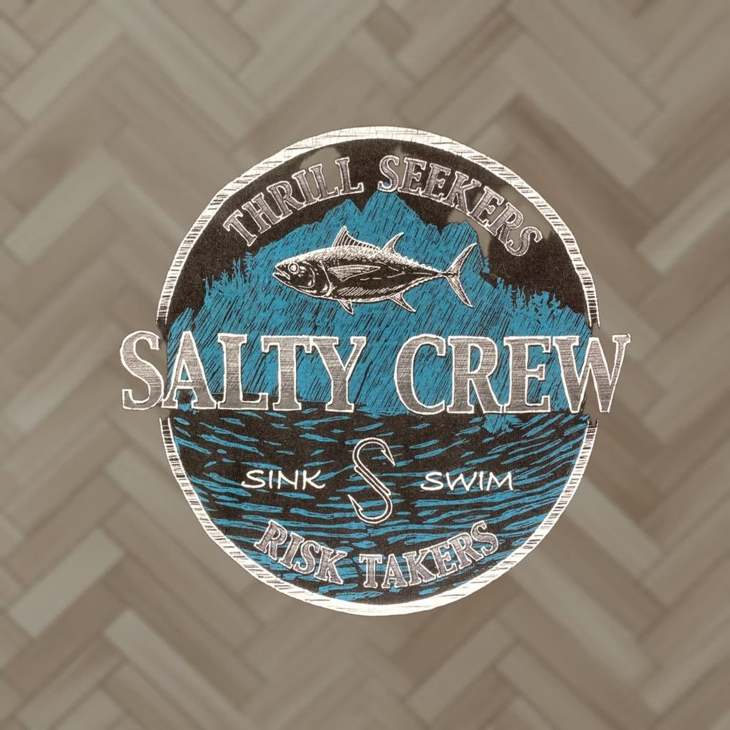 Vintage Salty Crew T-Shirt Small Black Crew Neck Men Fish Shirt Dirt? Rot? Size US S / EU 44-46 / 1 - 1 Thumbnail