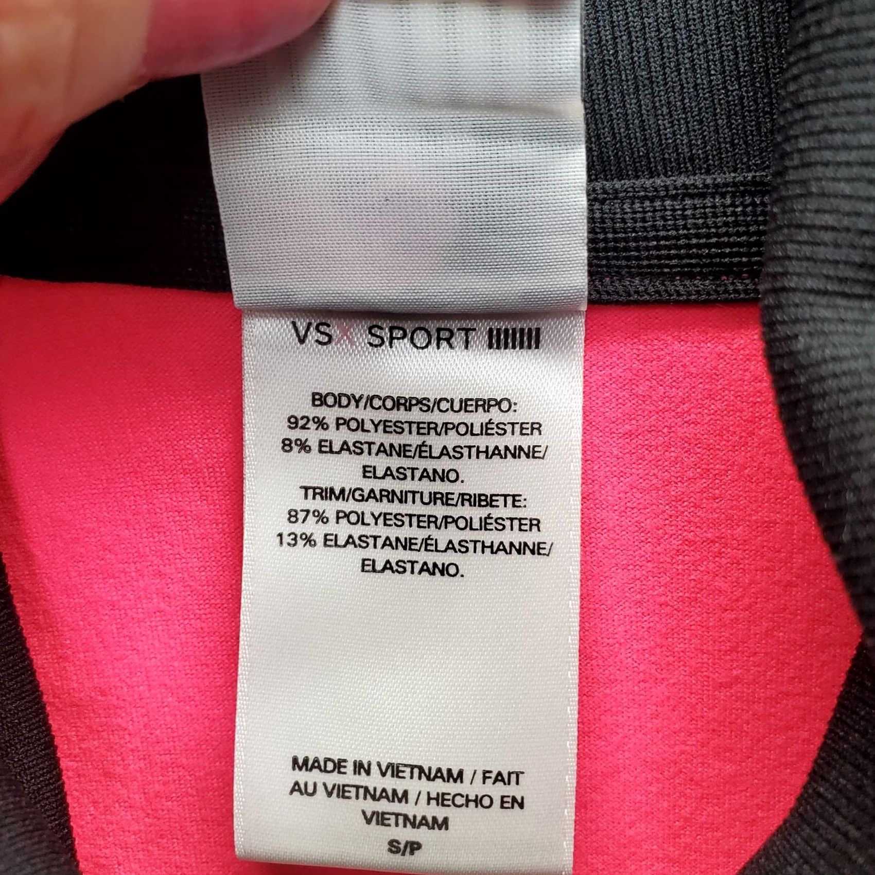 Victoria's Secret Victoria's Secret Sport Activewear Top Womens S Pink Stretch Turtleneck Shirt Size S / US 4 / IT 40 - 6 Thumbnail