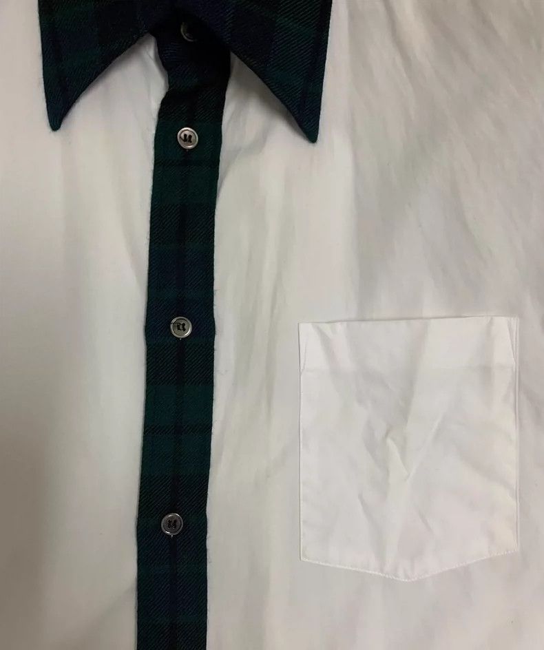 Comme des Garcons Comme Des Garcons Wool Leader Paneled Shirt Size M / US 6-8 / IT 42-44 - 2 Thumbnail