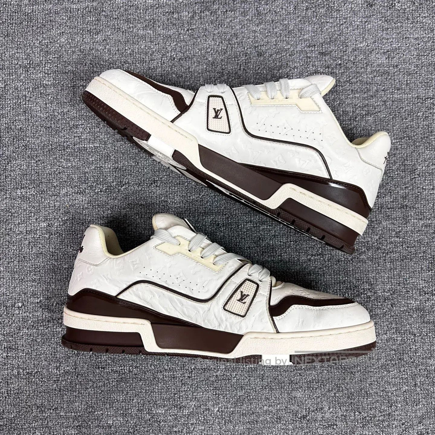 Louis Vuitton Louis Vuitton Beige and Brown Casual Shoes| Size US 9.5 / EU 42-43 - 3 Thumbnail