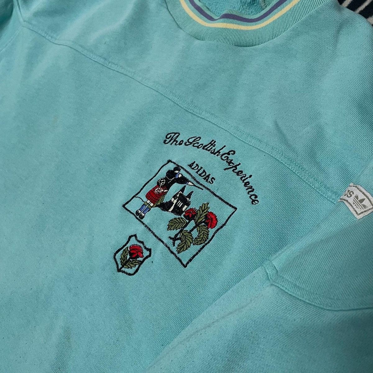 Adidas Adidas sweatshirt vintage 80/90s y2k rare boxy Edinburgh Size US M / EU 48-50 / 2 - 4 Thumbnail