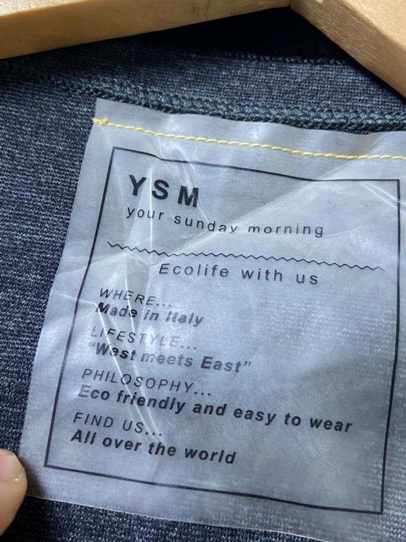 Japanese Brand YSM Philosophy Open Front Style Coat (190) Size XS / US 0-2 / IT 36-38 - 3 Thumbnail