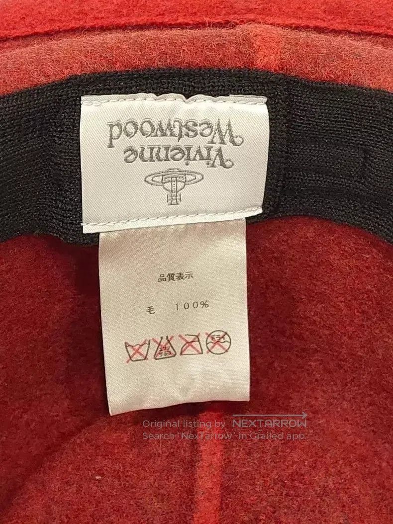 Vivienne Westwood Vivienne Westwood Red Plaid Wool Felt Bowler Hat Size ONE SIZE - 9 Thumbnail