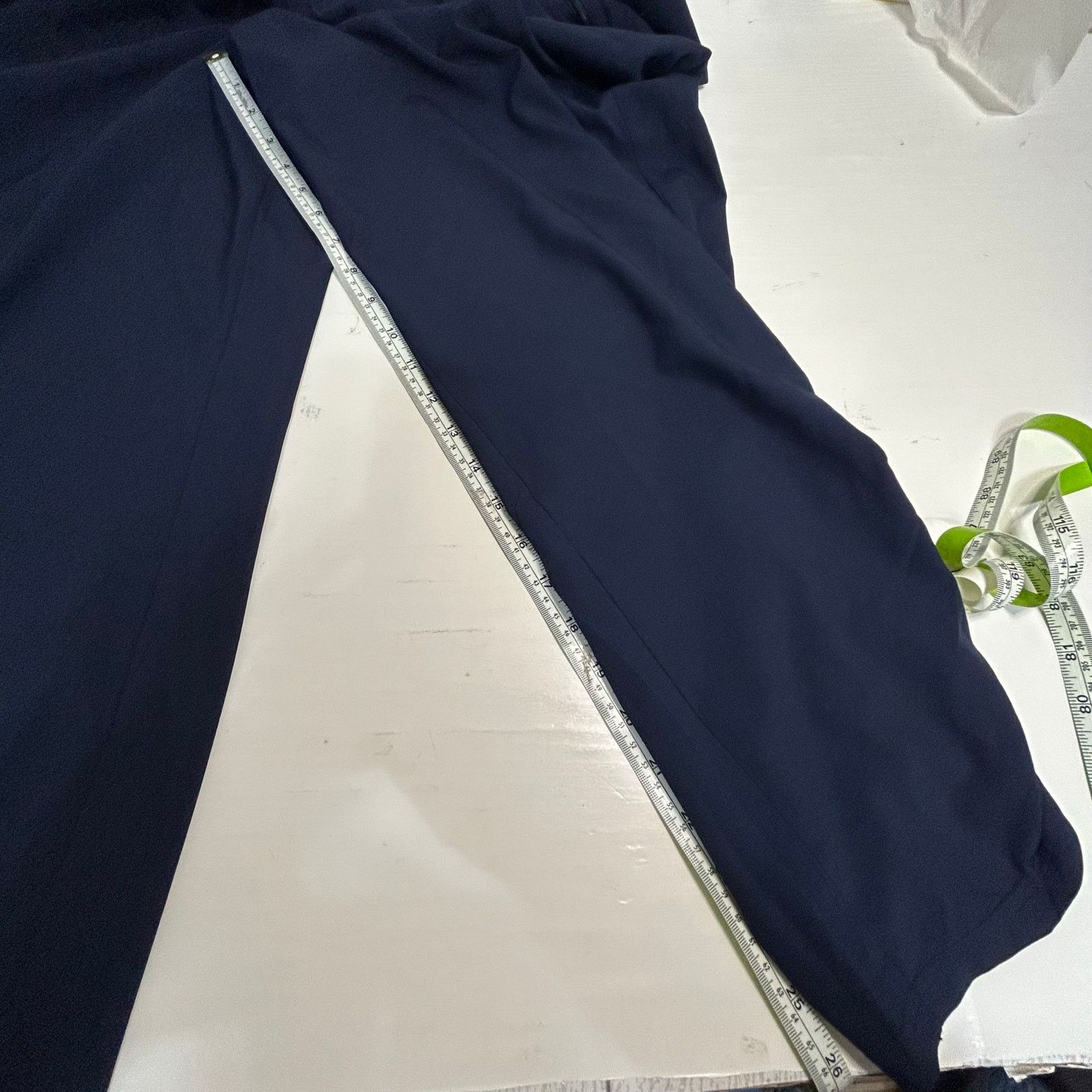 Tek Gear Tek Gear Navy Cropped Joggers Cinch Hem Zipper Pockets XL Size 26" / US 2 / IT 38 - 3 Thumbnail