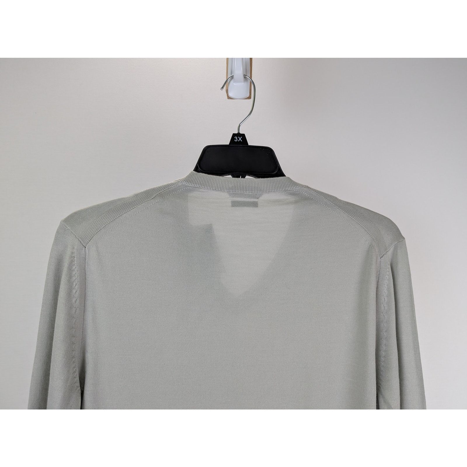 Tom Ford o1rshd1 V-Neck Crewneck Sweater Sweatshirt in Grey Size US M / EU 48-50 / 2 - 7 Thumbnail