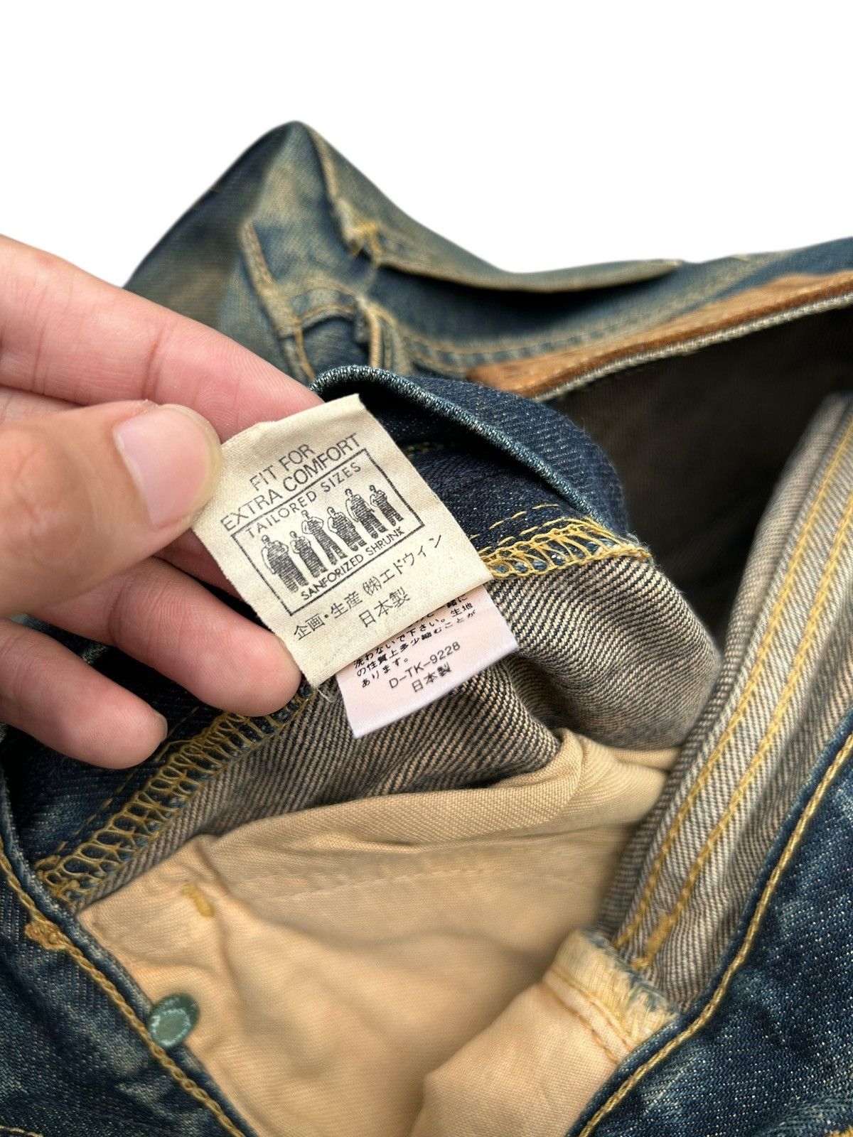 Japanese Brand × Kapital × Vintage Rusty Lee Selvedge Baggy Distressed Vintage Denim Jeans Size US 30 / EU 46 - 17 Thumbnail