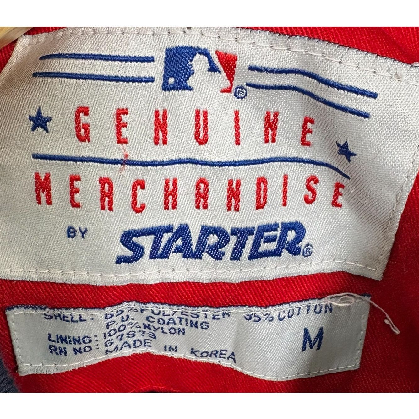 Starter Vintage Starter Atlanta Braves Striped MLB Bomber Jacket M Size US M / EU 48-50 / 2 - 7 Thumbnail