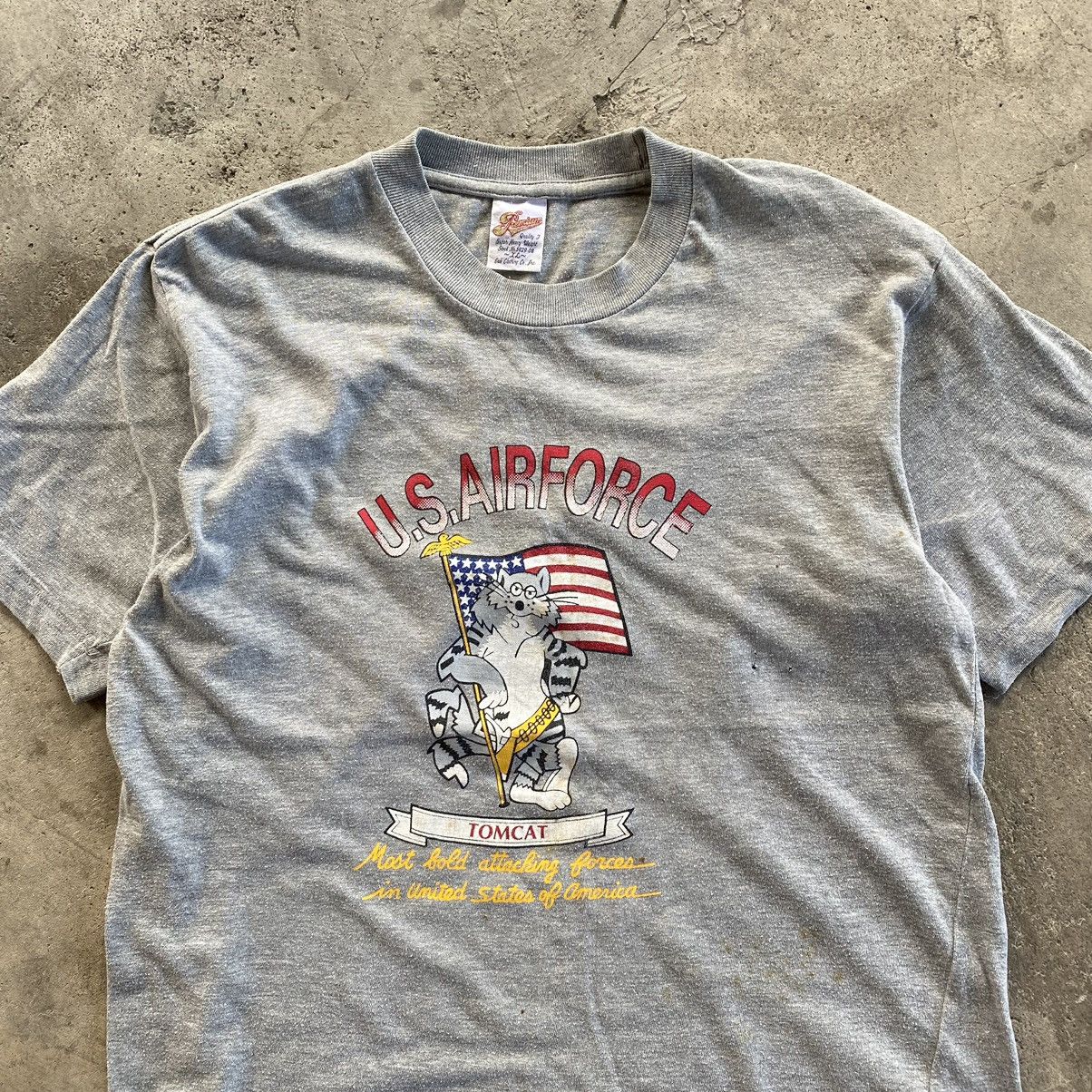 Other Vintage U.S. Airforce Tomcat Printed T-Shirt Size US M / EU 48-50 / 2 - 2 Thumbnail