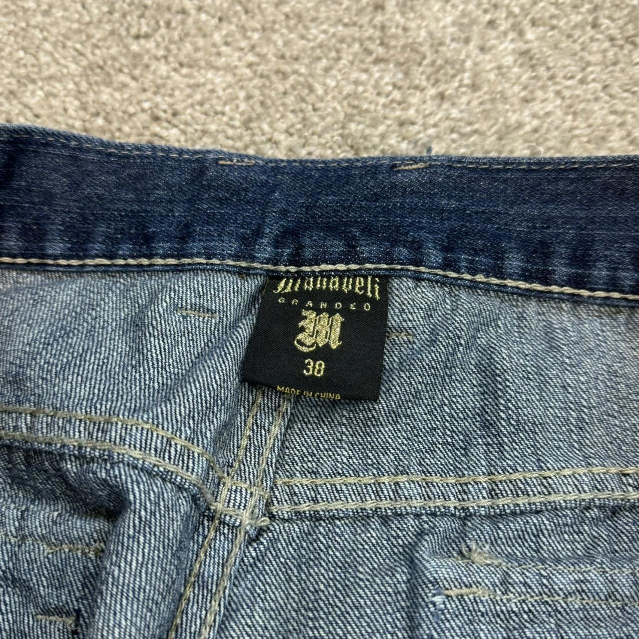 Makaveli × Vintage Y2K 2000s Makaveli Branded Baggy Wide Leg Jeans Size US 36 / EU 52 - 6 Thumbnail