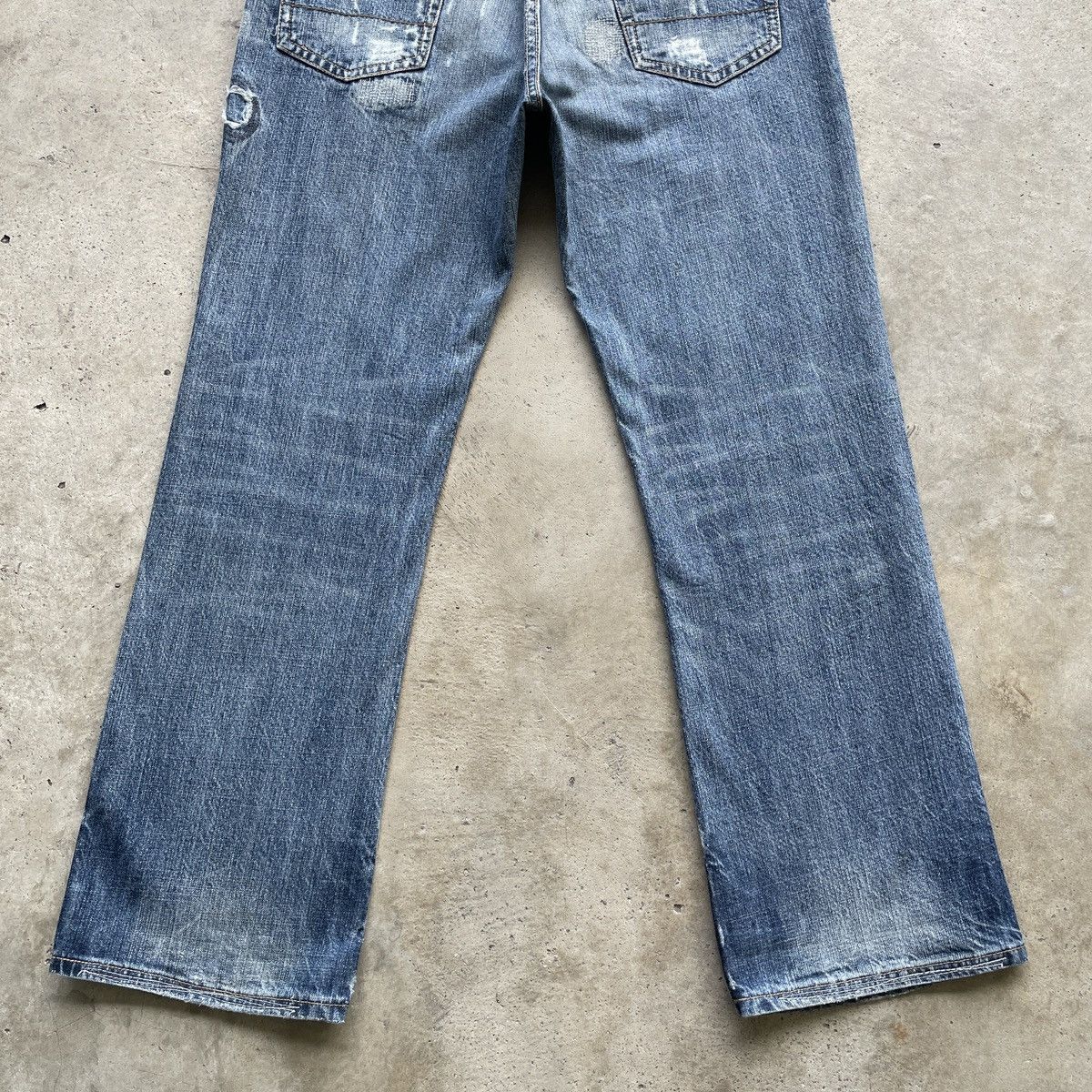 Abercrombie & Fitch Vintage Abercrombie&Fitch FLARE Distressed Faded Jeans Pants Size US 32 / EU 48 - 13 Thumbnail