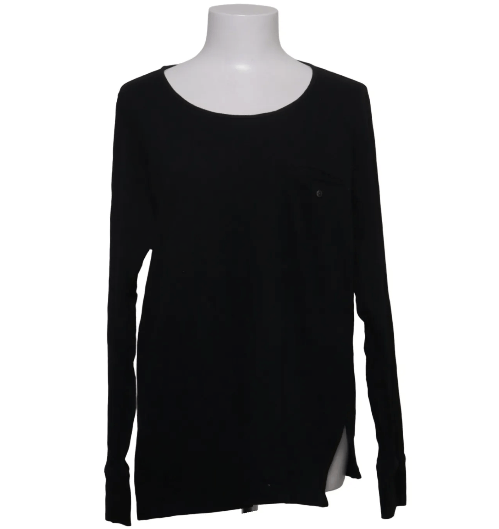 Siki Im Siki Im Long Sleeve Pocket T-Shirt Black Size US M / EU 48-50 / 2 - 1 Thumbnail
