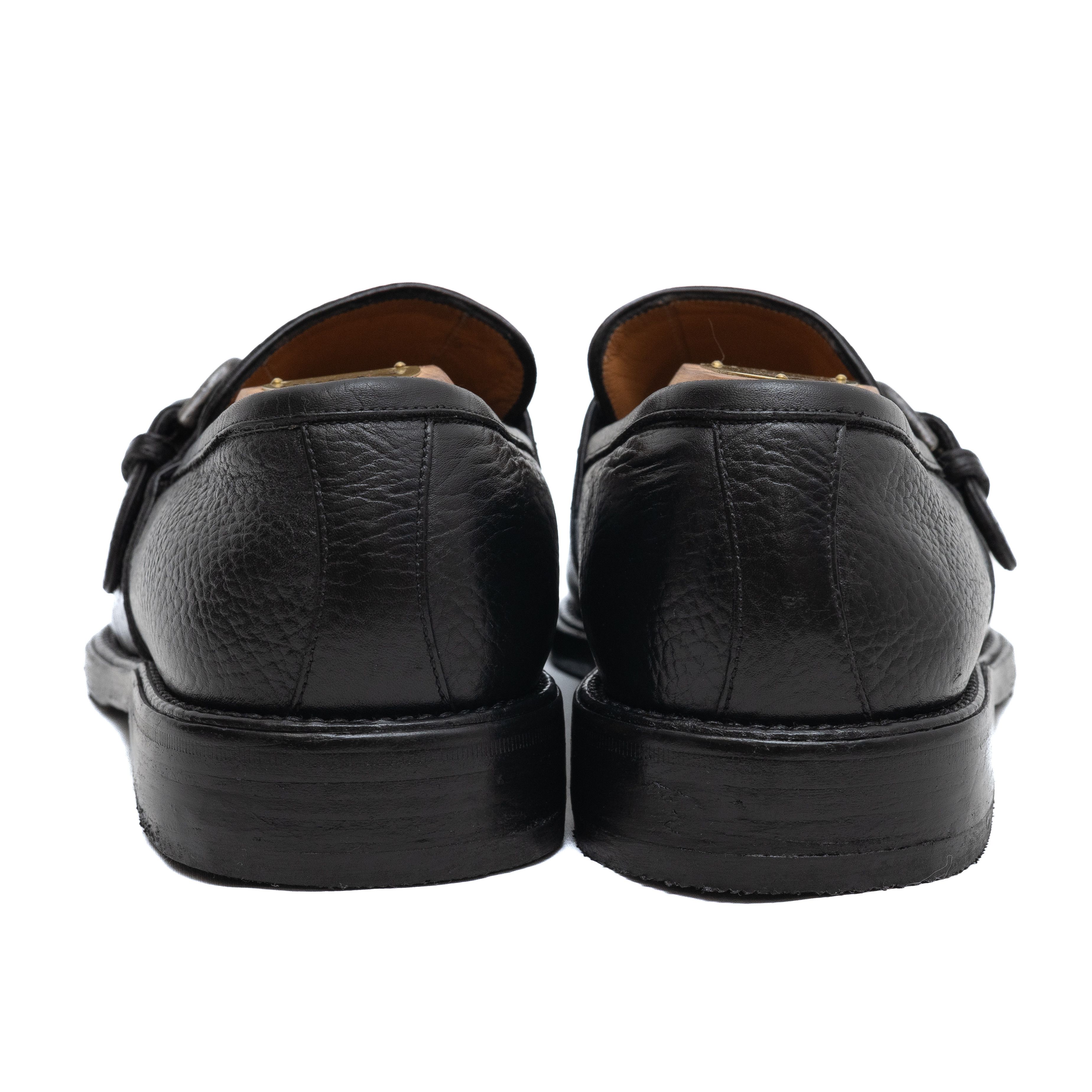 Salvatore Ferragamo SALVATORE FERRAGAMO Vintage Grained Leather Monks Size US 8.5 / EU 41-42 - 6 Thumbnail