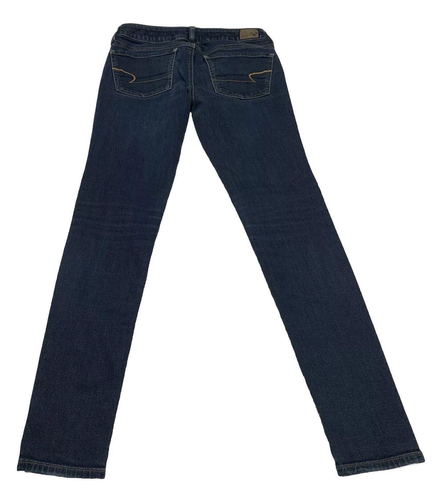 Other American Eagle Women's Jegging Size 2 Blue Stretch Jeans Size 26" / US 2 / IT 38 - 2 Thumbnail