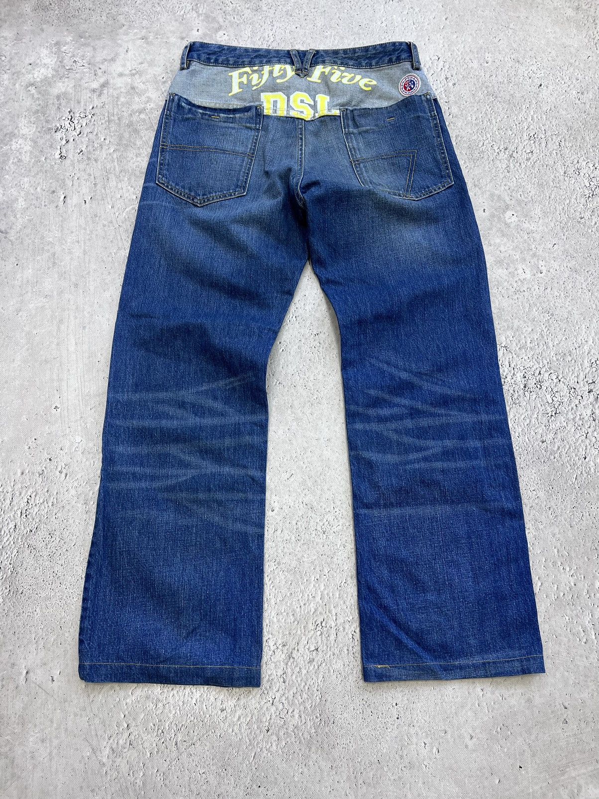 Diesel SALE💣💣 VTG Balenciaga Style Diesel Baggy Washed Jeans y2k Size US 30 / EU 46 - 9 Thumbnail